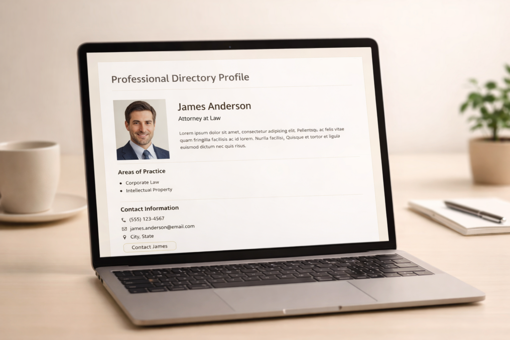 M Barnet Consulting Medical Professional Directory Setup